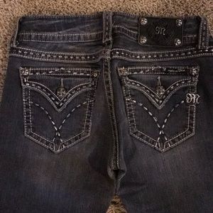 Charcoal Wash Miss Me Jeans